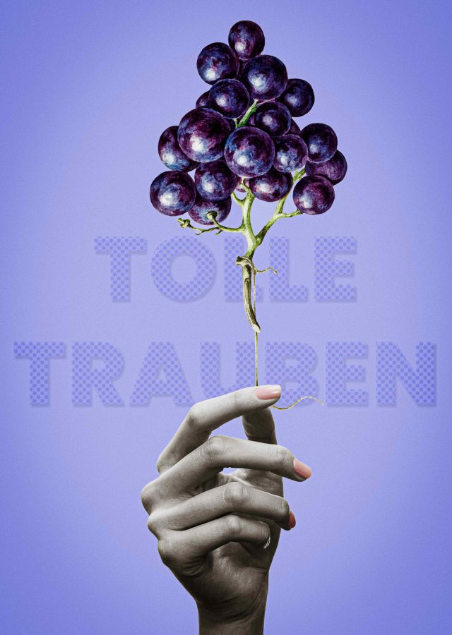 „Tolle Trauben“, digitale Collagen © ca:artix Fotoquelle: Unsplash und Resource Boy