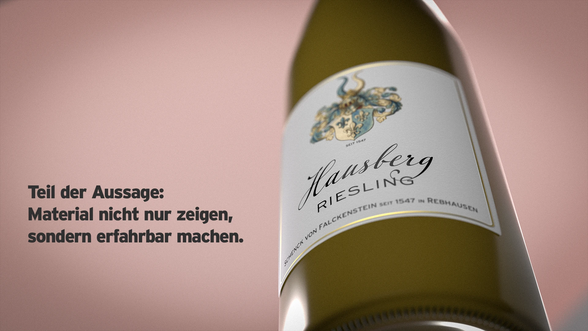 Teil der Aussage:Material nicht nur zeigen, sondern erfahrbar machen.