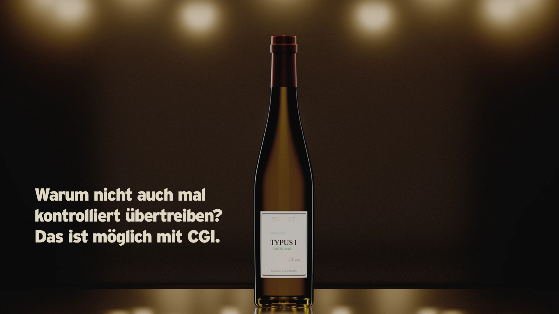 Warum nicht auch malkontrolliert übertreiben? Das ist möglich mit CGI.